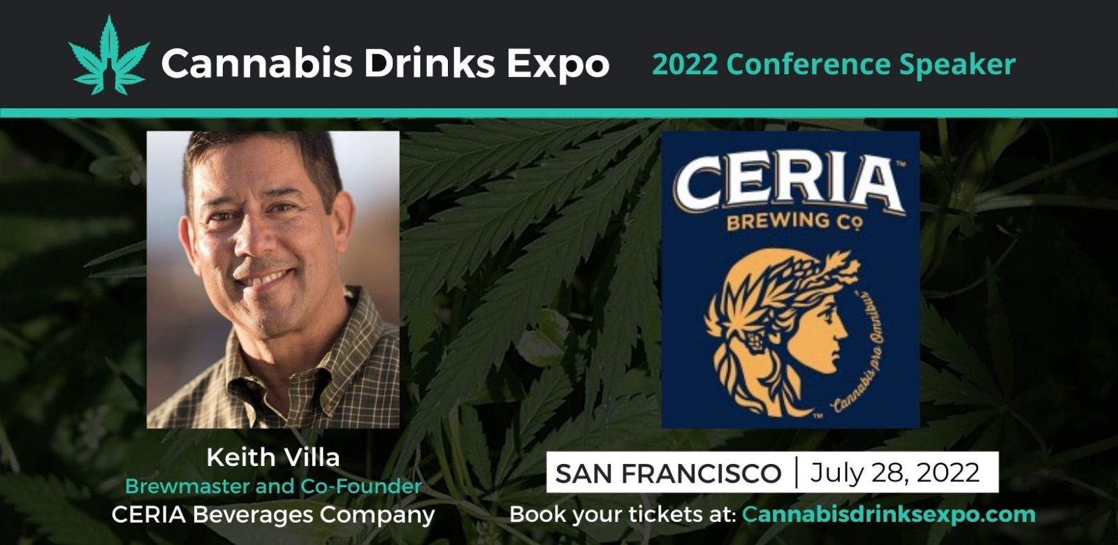 Photo for: Keith Villa, Brewmaster & Co-Founder at CERIA Beverages Company will speak at CDE 2022.