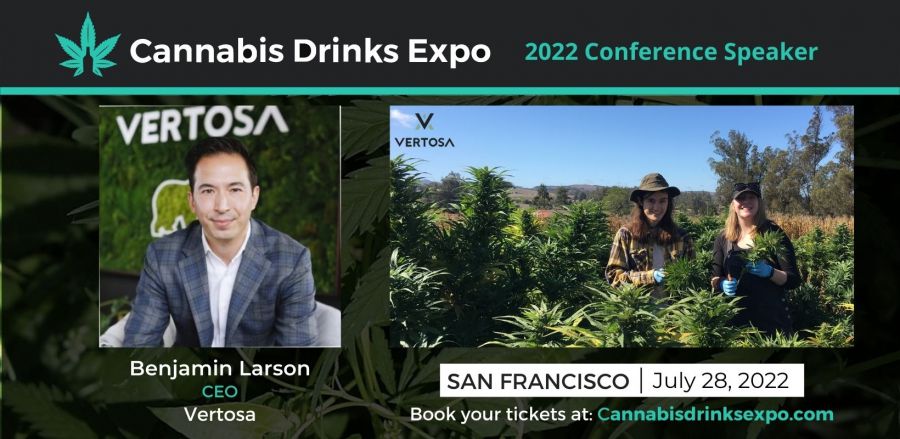 Photo for: Benjamin Larson, CEO at Vertosa is scheduled to speak at the 2022 Cannabis Drinks Expo.